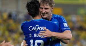 Lo hizo Silva y lo planeó Ruiz: divertida broma y Llinás ¡al agua!