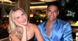 El mensaje de Lorelei tras el gol de Falcao vs Boyacá Chicó