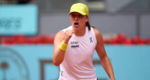 Swiatek sufrió, pero avanzó a semifinales del Masters de Madrid