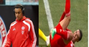 Jamal Musiala y su escalofriante lesión en el compromiso PSG vs. Bayern Múnich del Mundial de Clubes