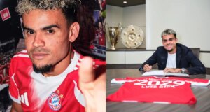 ¡Oficial! Luis Díaz es nuevo jugador del Bayern Múnich tras cambiar el rojo de Inglaterra por el rojo de Alemania: así fue su presentación