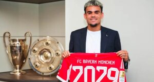 Las primeras imágenes de Lucho Díaz con su nueva camiseta del Bayern Múnich; lucirá la número 14