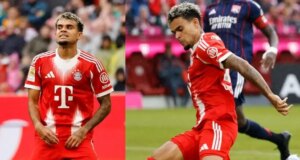 Luis Díaz no le tuvo miedo a meterse al arco en los entrenamientos del Bayern Múnich: así le fue siendo arquero por un día
