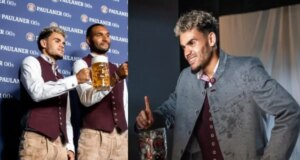 Luis Díaz se robó el ‘show’ en la típica celebración del título de la Supercopa del Bayern Múnich, se convirtió en músico