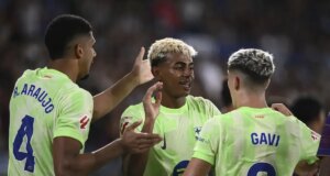 Barcelona logra gran remontada y vence en el epílogo al Levante, en la liga española