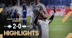 Honduras derrota a Nicaragua y se coloca en el primer lugar del Grupo C