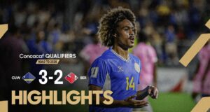 Curazao gana 3 x 2 a Bermudas