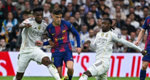 Kylian Mbappé abrió el marcador en el clásico Real Madrid vs. Barcelona con este tremendo golazo