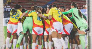 Colombia goleó a Perú en el debut de Liga de Naciones Femenina