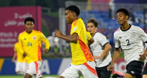 La Selección Colombia logró un sensacional empate con el actual campeón, Alemania, en su primer partido del Mundial Sub-17