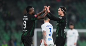 se despachó con gol y asistencia en el triunfo del líder Krasnodar (video)