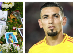 Daniel Muñoz, jugador de la Selección Colombia, se solidariza con familiares de estudiantes fallecidos tras accidente en excursión