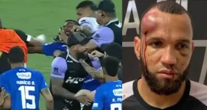 Casierra, expulsado en la batalla campal entre Cruzeiro y Atlético Mineiro