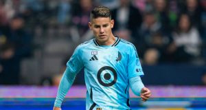 James Rodríguez fue titular por primera vez con Minnesota United