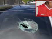 Hinchas molestos le rompieron el carro a campeón con Santa Fe
